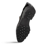 Mezlan Valone Hi-Shine & Suede Lug Slip-On Black (21763)