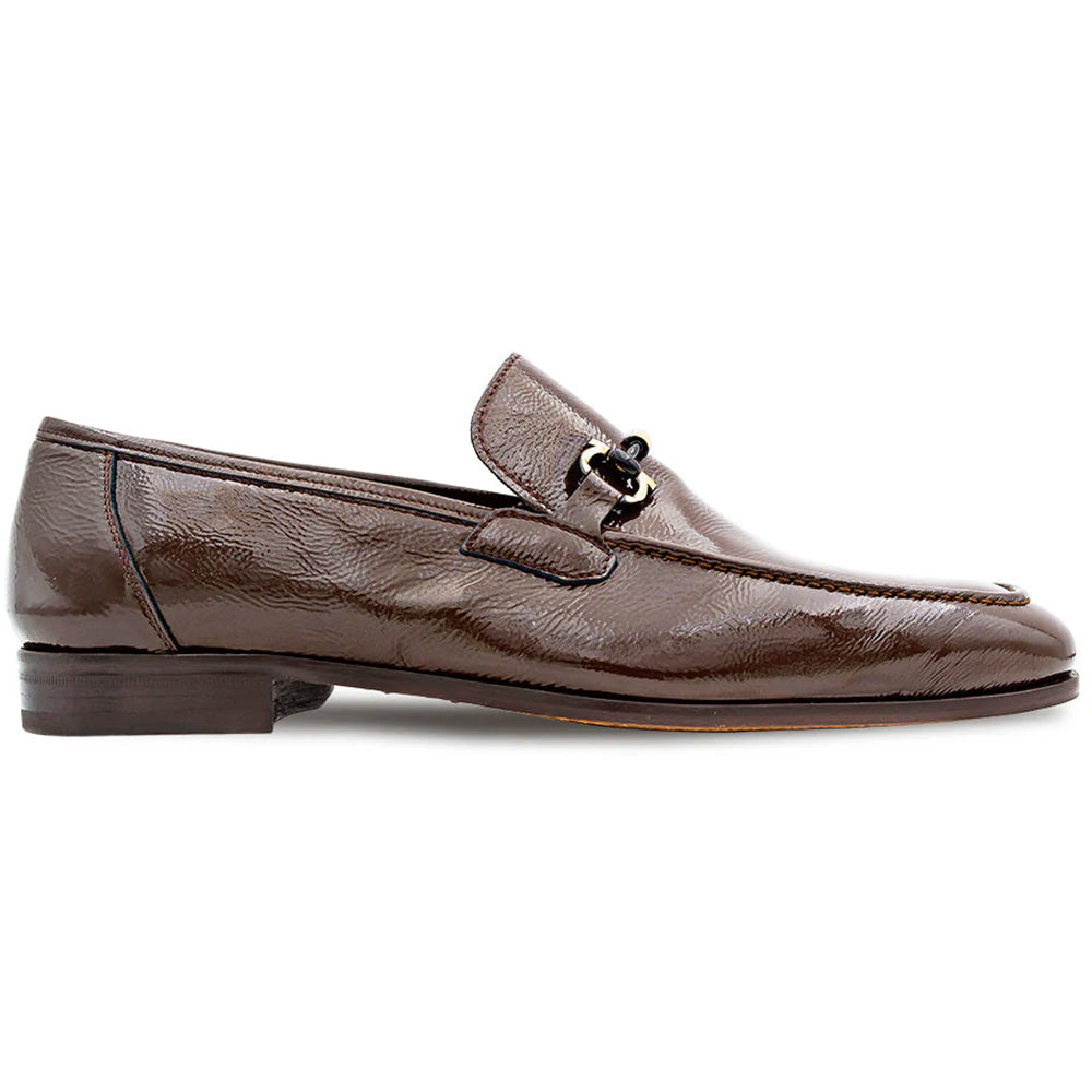 Mezlan Shiny Calf Ornament Loafer Brown (E21794)