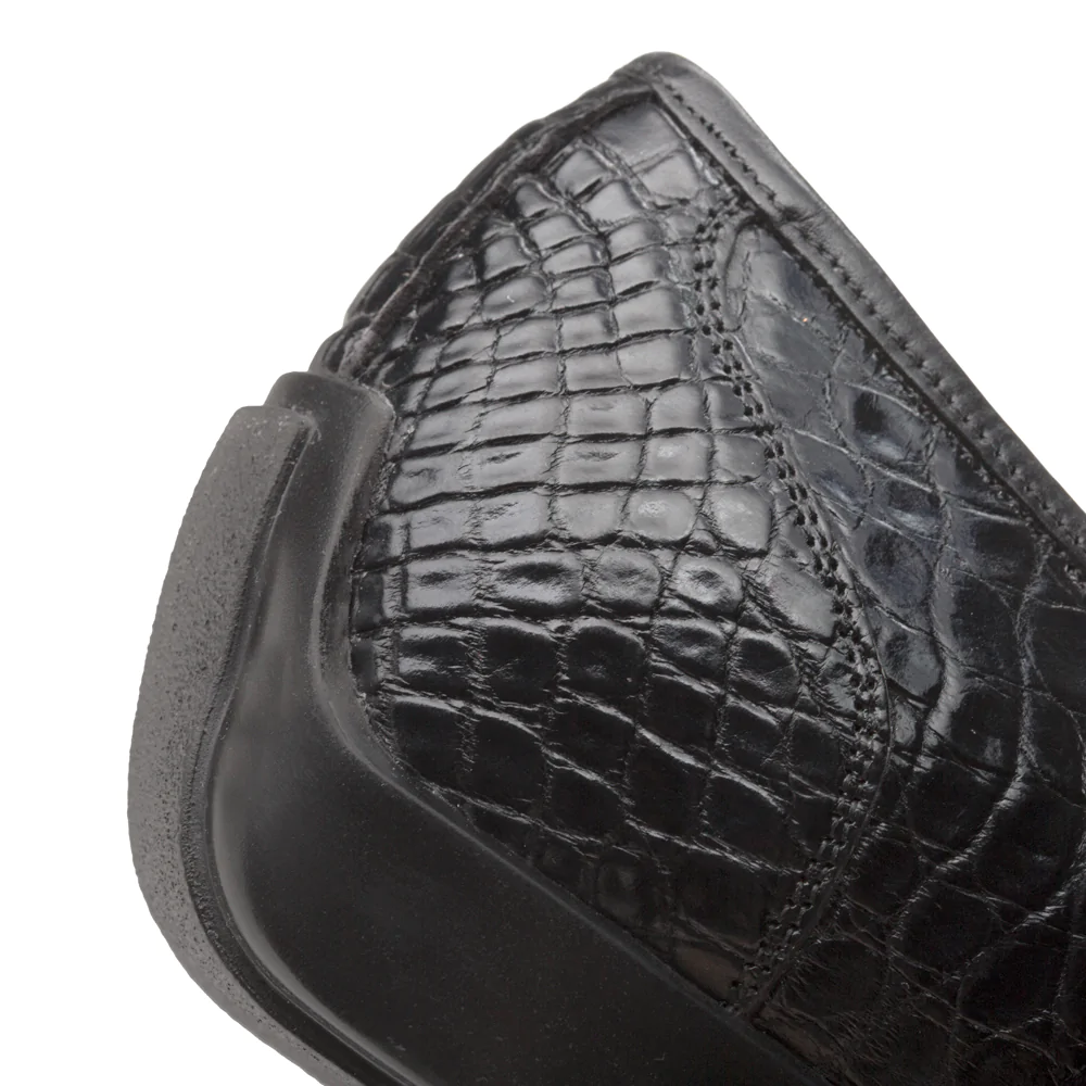 Mezlan Crocodile Driving Shoes Black (RX4874-C)