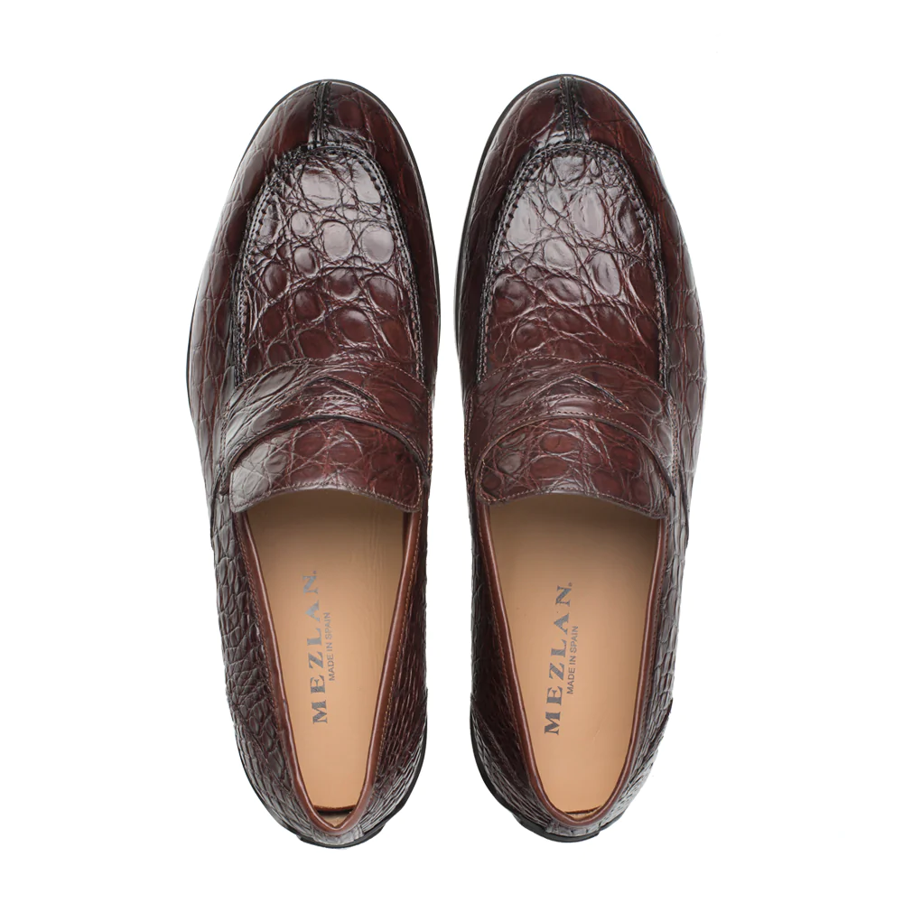 Mezlan Crocodile Driving Shoes Sport (RX4874-C)