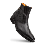 Mezlan Peninsula Lizard Emblem Boot Black (4963-L)