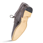 Mezlan Dandy Alligator Lace-Up Brown (EX4967-J)