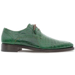 Mezlan Dandy Alligator Lace-Up Forest Green