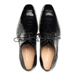 Mezlan Dandy Alligator Lace-Up Black (EX4967-J)