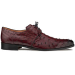 Mezlan Plain Toe Ostrich Lace Up Burgundy (SX50018-S)
