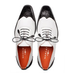 Mezlan Two-Tone Croc Wingtip Oxford Black / White (SX50023-C)
