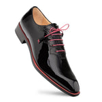 Mezlan Asymmetrical Hi-Shine / Crocodile Oxfords Black (EX4967-J)