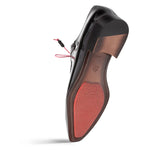 Mezlan Asymmetrical Hi-Shine / Crocodile Oxfords Black (EX4967-J)