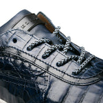 Mezlan Quevedo Crocodile Sneaker Blue / Jean (50063-F)