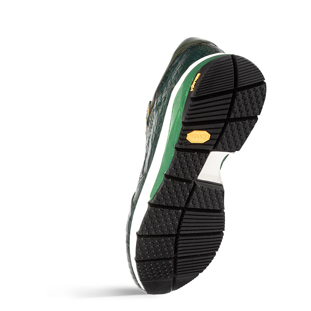 Mezlan Quevedo Crocodile Sneaker Forest / Green (50063-F)