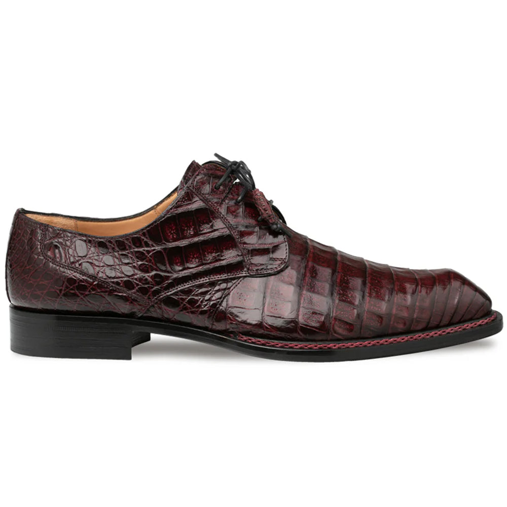 Mezlan Cratos Crocodile Derby Burgundy (50070-F)