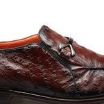 Mezlan Ostrich Ornament Loafer Tabacco (SX50096-S)