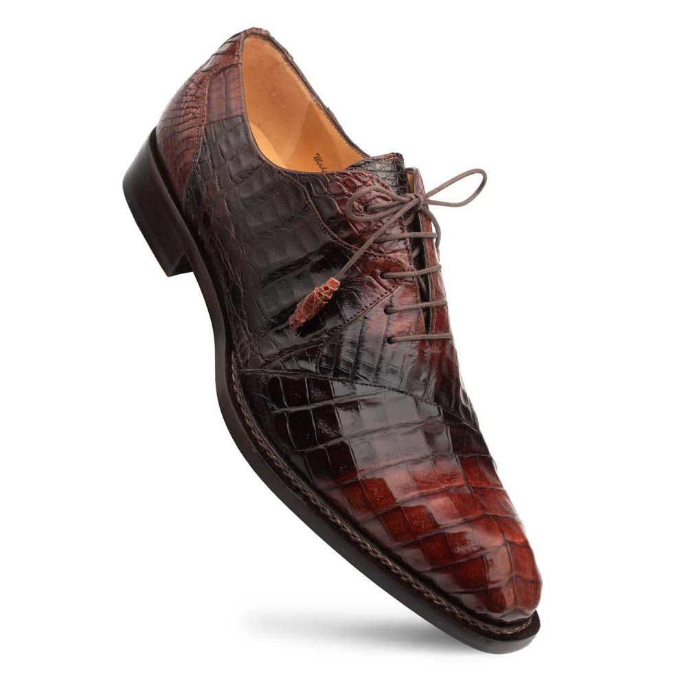 Mezlan Pueblo Crocodile Oxford Sport / Chocolate (50115-F