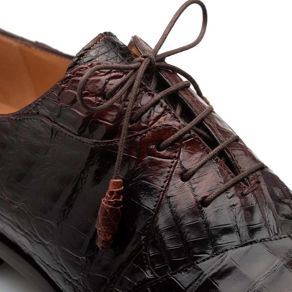 Mezlan Pueblo Crocodile Oxford Sport / Chocolate (50115-F