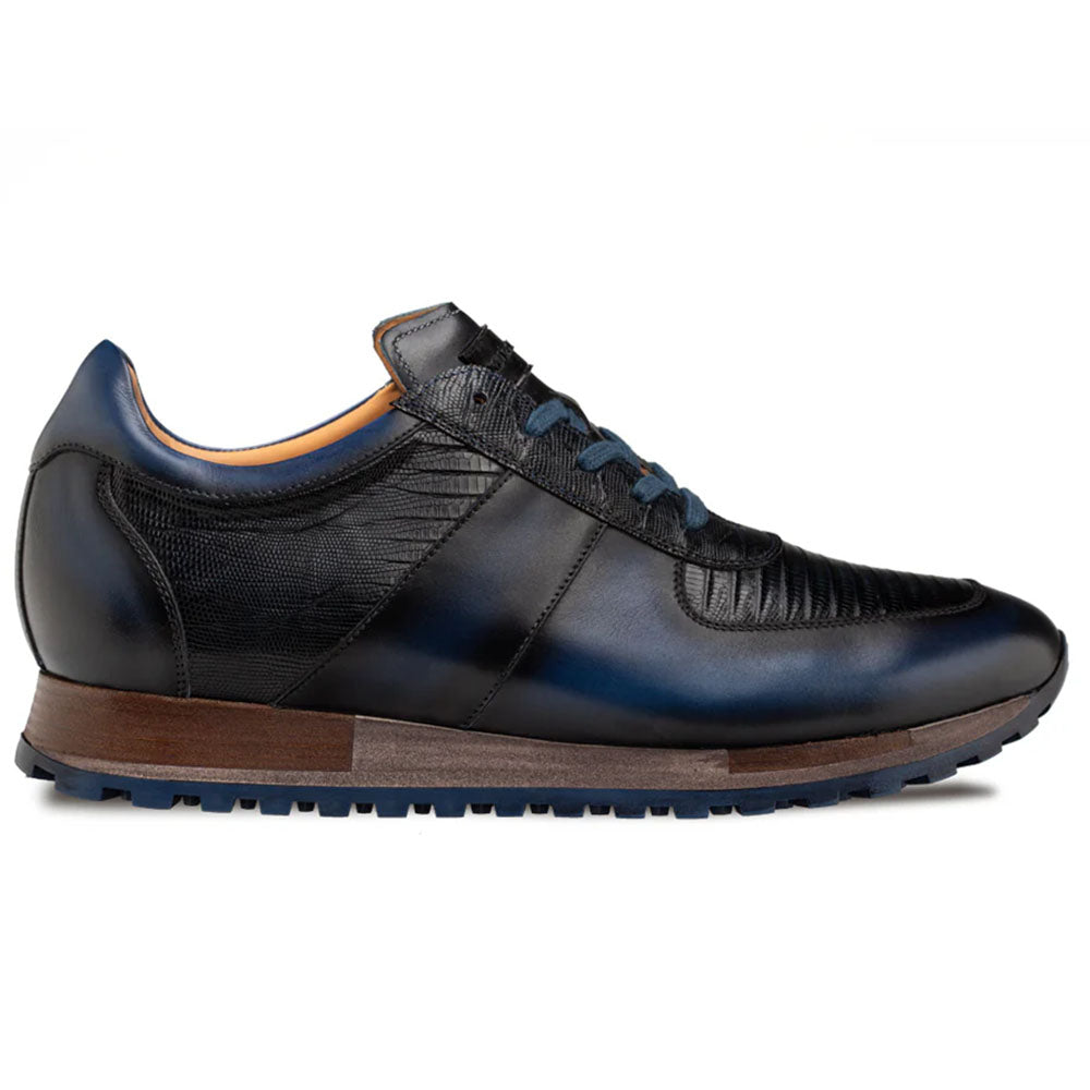 Mezlan Greenwich Calf / Lizard Sneaker Blue (50188-L) (Copy)