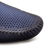 Mezlan Nubuck Ornament Driver Blue