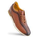 Mezlan Woven Bicycle Toe Sneaker Cognac (A20711)