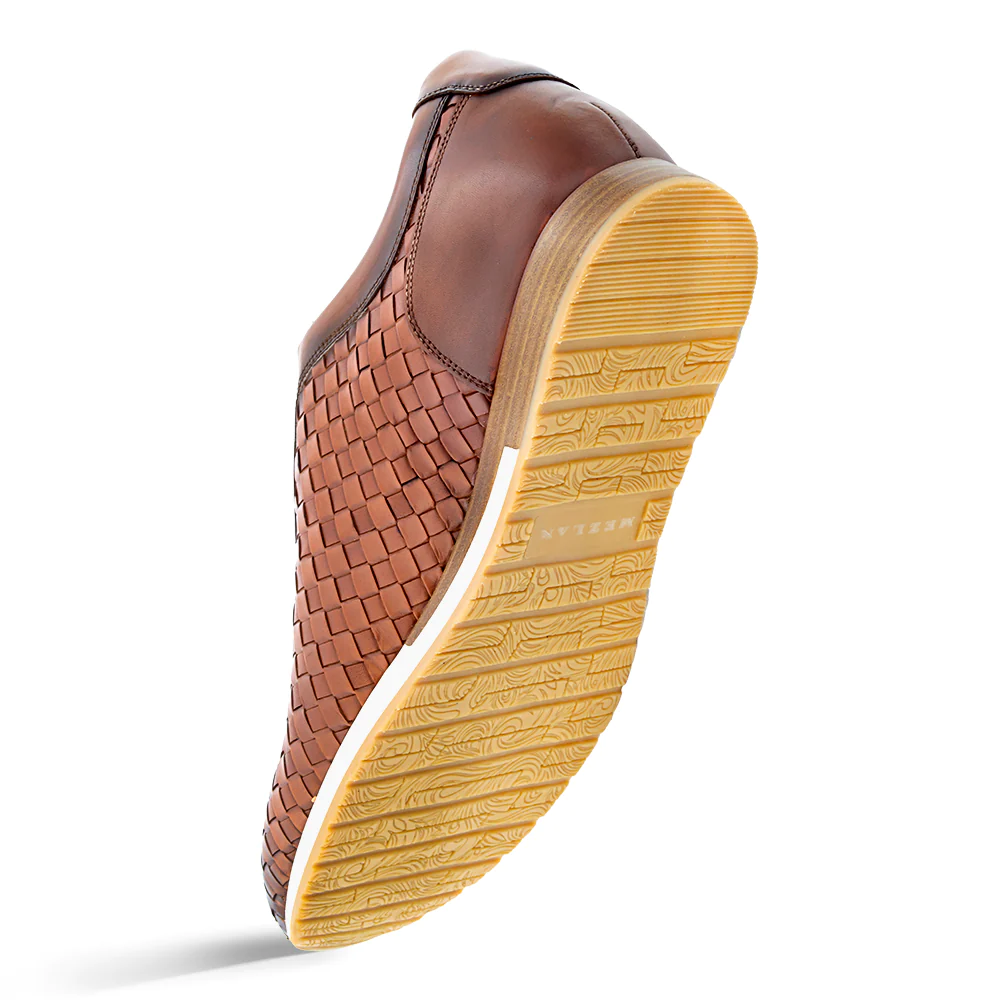 Mezlan Woven Bicycle Toe Sneaker Cognac (A20711)