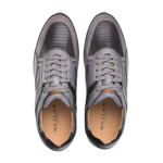 Mezlan Lizard & Leather Sneaker Black / Grey (AX4873-L)