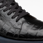 Mezlan Crocodile Grid Sole Sport Oxford Black 