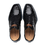 Mezlan Crocodile Grid Sole Sport Oxford Black 