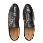 Mezlan Ostrich Slip-On Sneaker Black