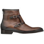 Mezlan Patina Double Buckle Boot Mocha