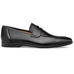Mezlan Deerskin Penny Loafer Black