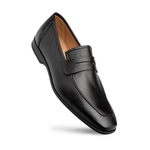 Mezlan Deerskin Penny Loafer Black (E20693)