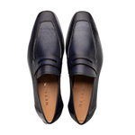 Mezlan Deerskin Penny Loafer Blue (E20693)