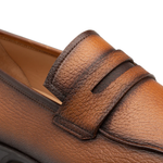 Mezlan Deerskin Penny Loafer Cognac (E20693)