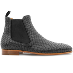 Mezlan La Jolla Woven Chelsea Boot Black (20637)