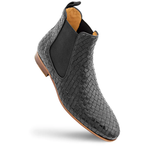 Mezlan La Jolla Woven Chelsea Boot Black (20637)