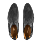 Mezlan La Jolla Woven Chelsea Boot Black (20637)