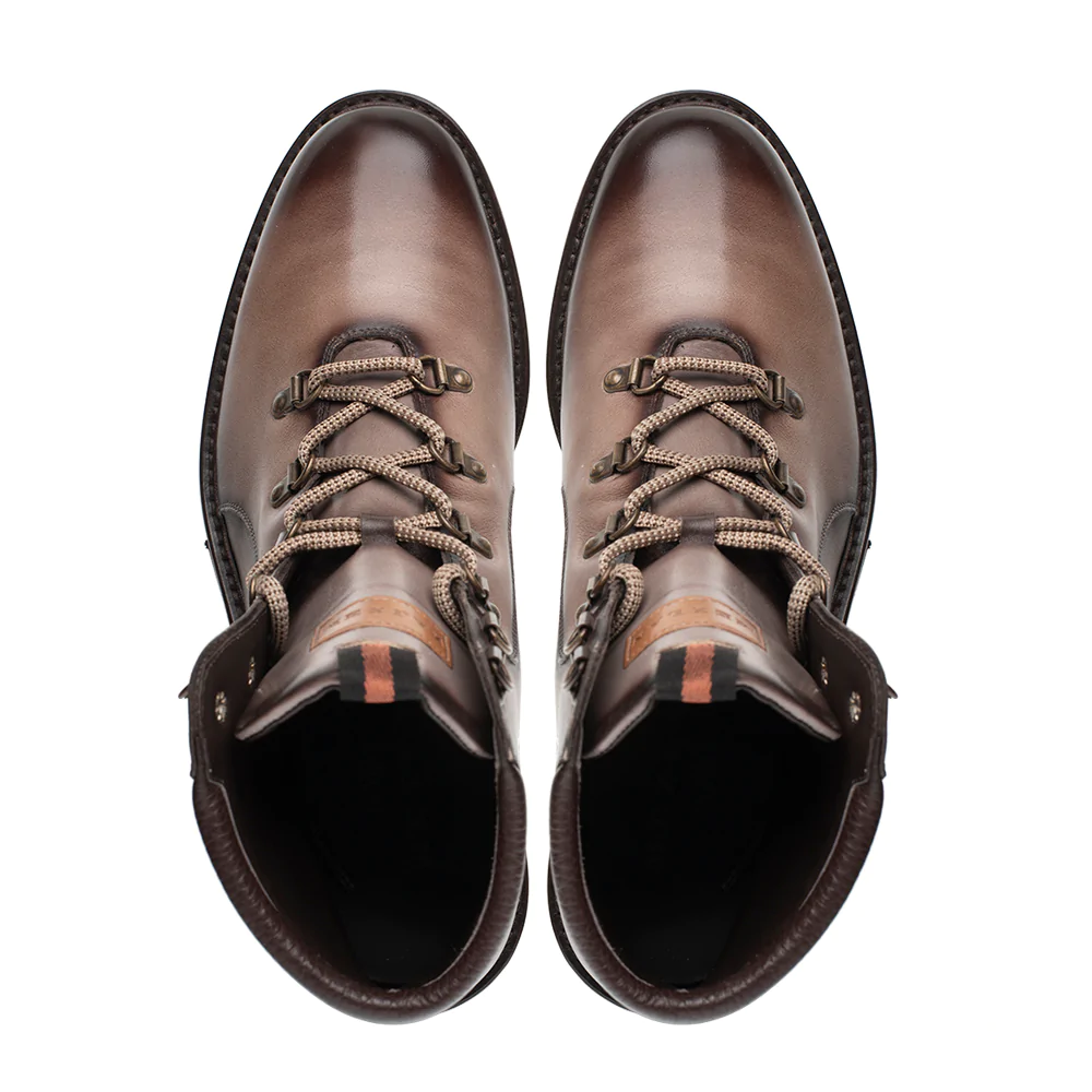 Mezlan Artisan Speed Lace Boot Taupe / Brown 