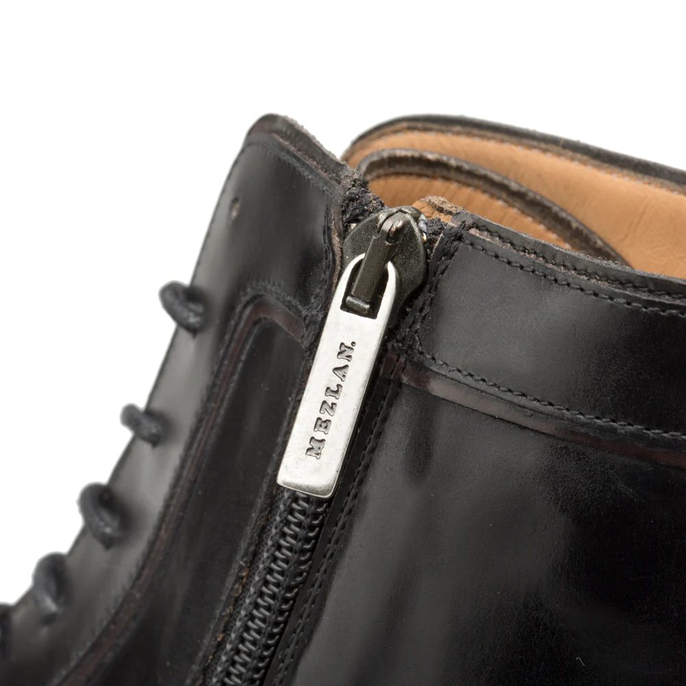 Mezlan Hybrid Hi-Top Lace Boot Black 