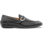 Mezlan Hybrid Deer Ornament Loafer Black