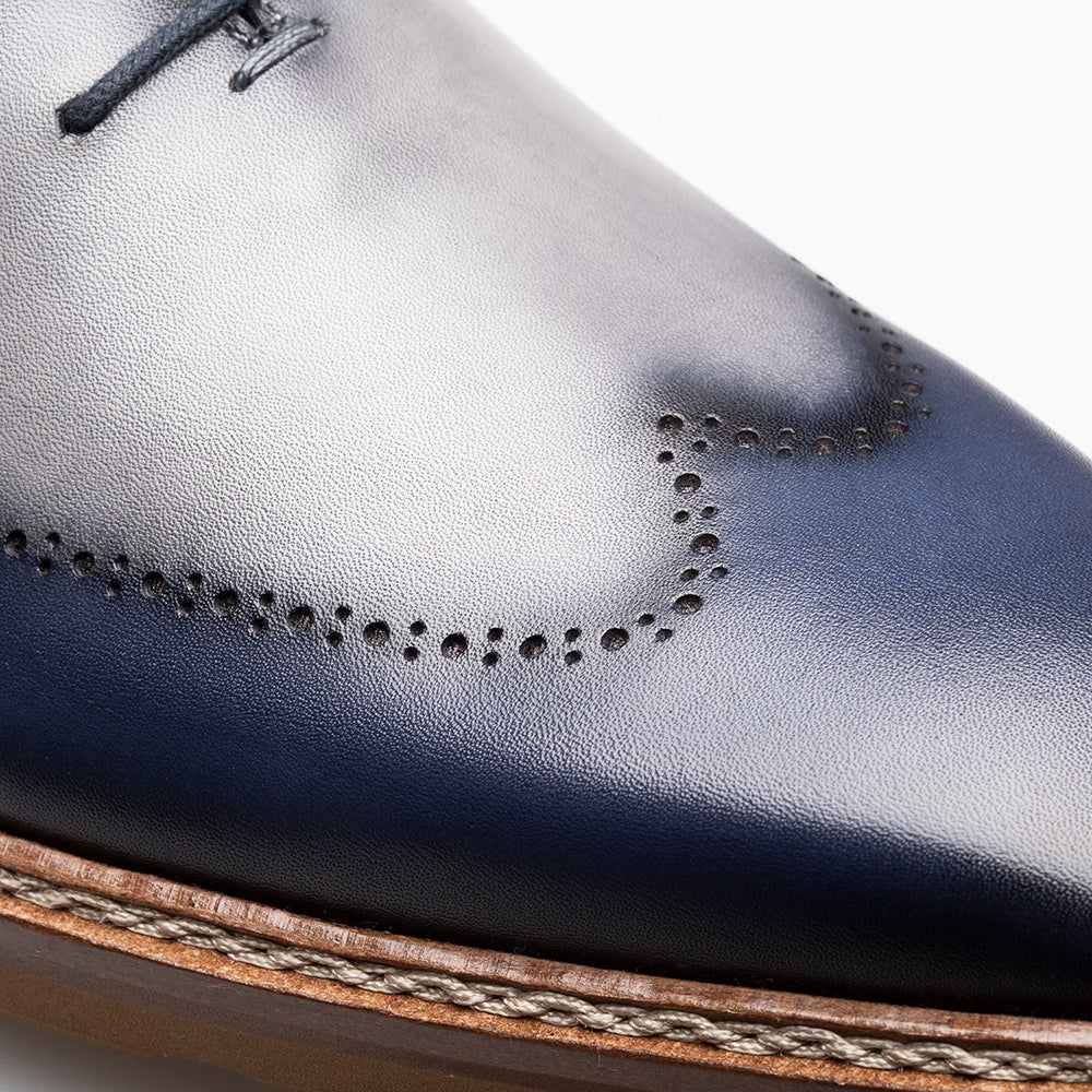 Mezlan Two-Tone Rubber Lite Oxford Navy/Grey (R20664)