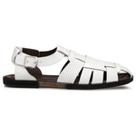Mezlan Fisherman Sandal White