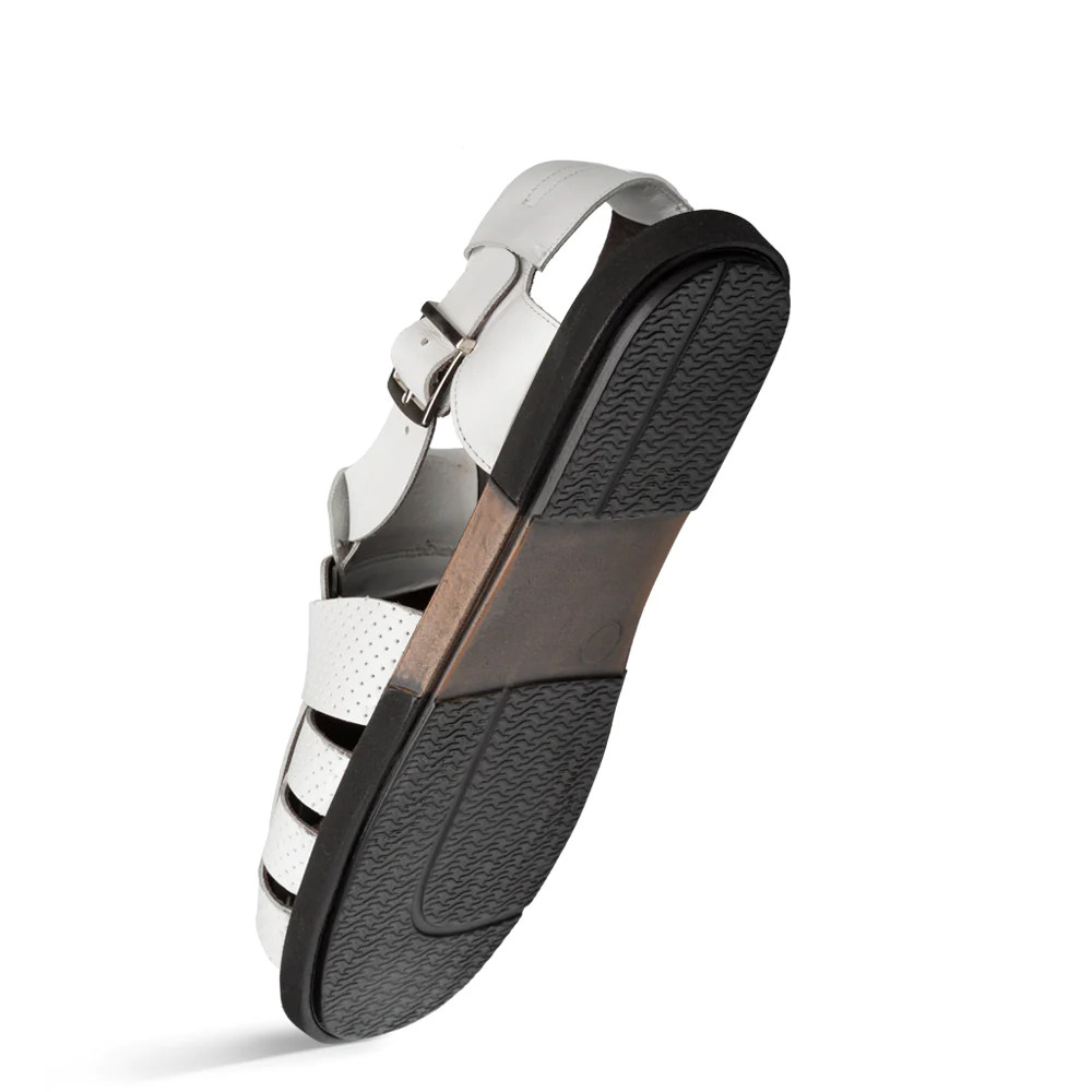 Mezlan Fisherman Sandal White (R20666)