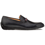 Mezlan Contour Rubber Bit Loafer Black