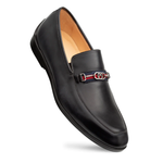 Mezlan Contour Rubber Bit Loafer Black (R20722)