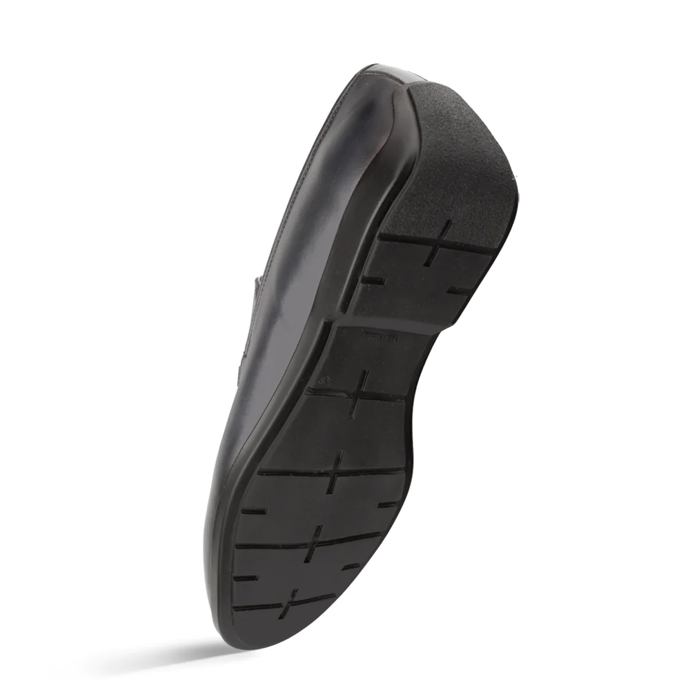 Mezlan Contour Rubber Bit Loafer Black (R20722)