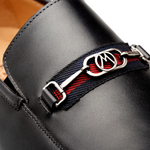 Mezlan Contour Rubber Bit Loafer Black (R20722)