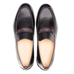 Mezlan Contour Rubber Bit Loafer Black (R20722)