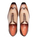 Mezlan Lightweight Oxford Camel / Bone (R21223)