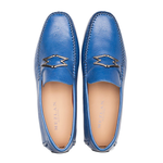 Mezlan Nubuck Deluxe Ornament Driver Blue (R7378)