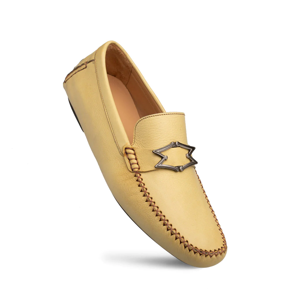 Mezlan Nubuck Deluxe Ornament Driver Mustard (R7378)