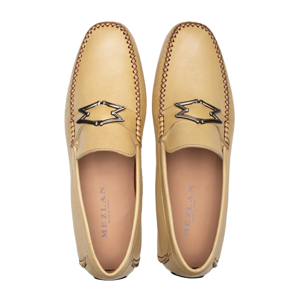 Mezlan Nubuck Deluxe Ornament Driver Mustard (R7378)