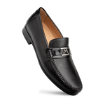 Mezlan Deerskin Moccasin Black (R7384)